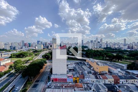 Vista da Varanda de apartamento à venda com 1 quarto, 26m² em Brás, São Paulo