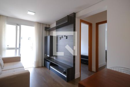 Sala de apartamento para alugar com 2 quartos, 65m² em Água Verde, Curitiba