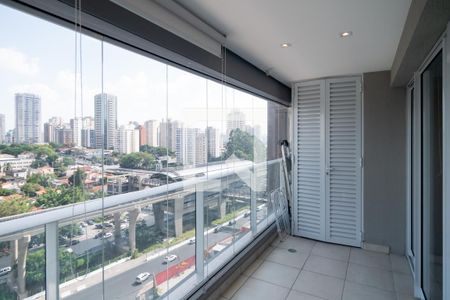 Varanda de apartamento para alugar com 1 quarto, 50m² em Campo Belo, São Paulo