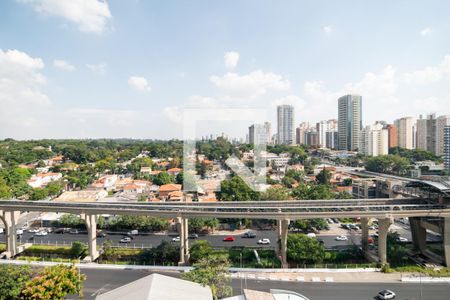 Varanda - Vista de apartamento para alugar com 1 quarto, 50m² em Campo Belo, São Paulo