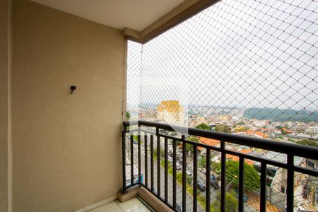 Varanda da sala de apartamento à venda com 3 quartos, 68m² em Jardim Cristiane, Santo André