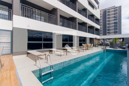 Área comum - Piscina de apartamento para alugar com 1 quarto, 28m² em Jardim Independência (são Paulo), São Paulo