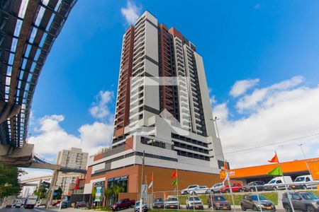 Fachada do bloco de apartamento para alugar com 1 quarto, 28m² em Jardim Independência (são Paulo), São Paulo