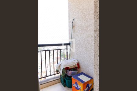 Varanda da Sala de apartamento à venda com 3 quartos, 64m² em Utinga, Santo André