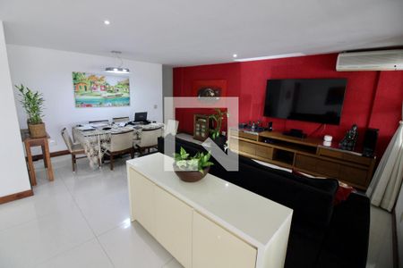 Sala de apartamento à venda com 3 quartos, 193m² em Recreio dos Bandeirantes, Rio de Janeiro