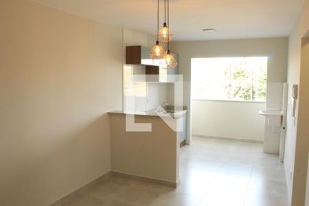 Sala de apartamento para alugar com 2 quartos, 49m² em Aclimação, Uberlândia