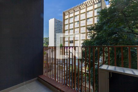 Varanada de apartamento para alugar com 1 quarto, 25m² em Perdizes, São Paulo