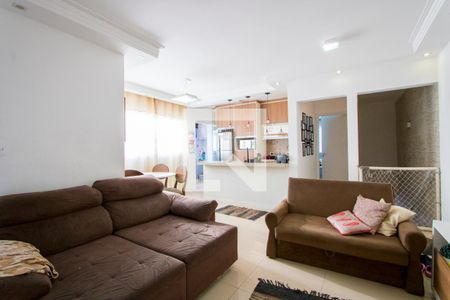 Casa 1 - Sala de casa à venda com 5 quartos, 240m² em Jardim Bela Vista, Santo André