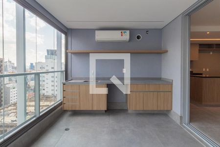 Varanda gourmet  de apartamento para alugar com 3 quartos, 124m² em Jardim Paulistano, São Paulo