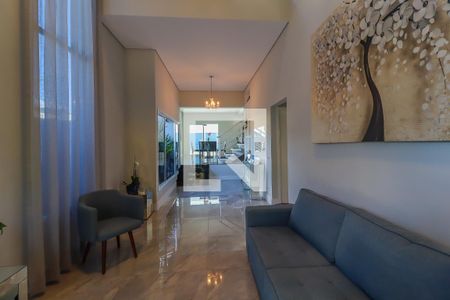 Sala de casa de condomínio à venda com 4 quartos, 249m² em Parque Residencial Eloy Chaves, Jundiaí