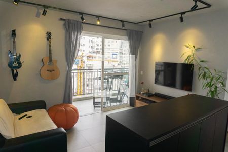 Sala/Cozinha de apartamento à venda com 2 quartos, 49m² em Bela Vista, São Paulo