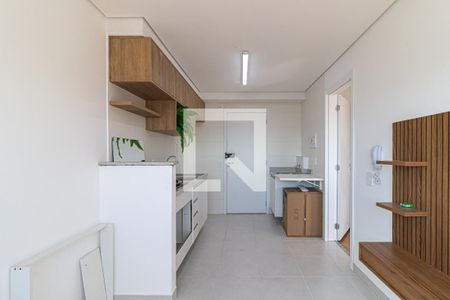 Sala/Cozinha de apartamento para alugar com 1 quarto, 26m² em Barra Funda, São Paulo