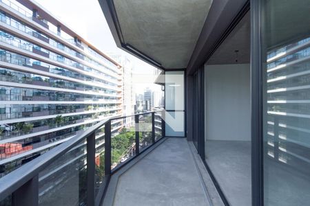 Varanda de kitnet/studio à venda com 1 quarto, 44m² em Vila Olímpia, São Paulo