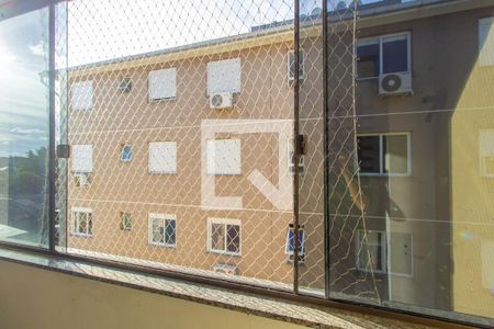 Varanda da Sala e Área de Serviço de apartamento para alugar com 2 quartos, 60m² em São Vicente, Gravataí