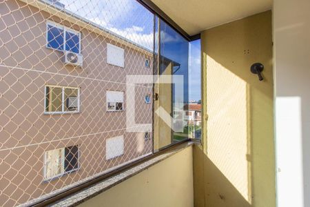 Varanda da Sala e Área de Serviço de apartamento para alugar com 2 quartos, 60m² em São Vicente, Gravataí