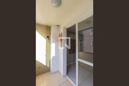 Varanda da Sala e Área de Serviço de apartamento para alugar com 2 quartos, 60m² em São Vicente, Gravataí