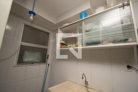 Cozinha de apartamento à venda com 1 quarto, 44m² em São João Batista, São Leopoldo