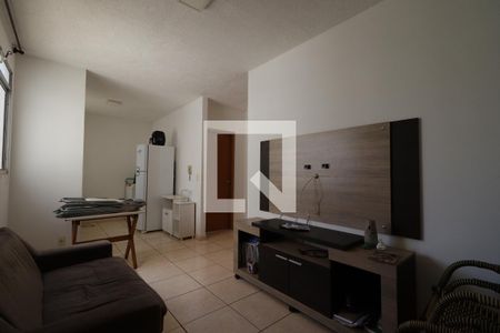 Sala  de apartamento para alugar com 2 quartos, 54m² em Residencial Greenville, Ribeirão Preto