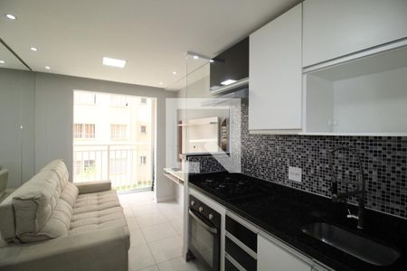Sala/Cozinha e área de serviço de apartamento à venda com 1 quarto, 29m² em Vila Buenos Aires, São Paulo