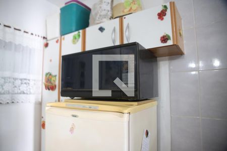 Sala/Cozinha de kitnet/studio para alugar com 1 quarto, 36m² em Cidade Ocian, Praia Grande