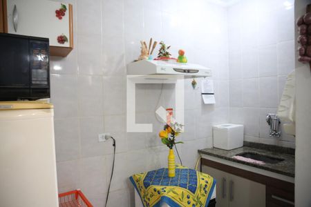 Sala/Cozinha de kitnet/studio para alugar com 1 quarto, 36m² em Cidade Ocian, Praia Grande