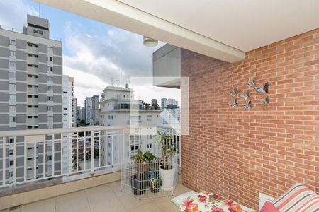 Varanda da Sala de apartamento à venda com 2 quartos, 101m² em Vila Cordeiro, São Paulo
