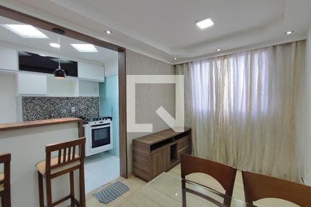 Sala de Estar e Jantar de apartamento para alugar com 2 quartos, 46m² em Loteamento Parque São Martinho, Campinas