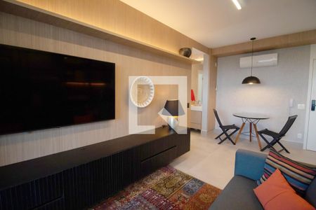 Sala de apartamento para alugar com 1 quarto, 52m² em Cerqueira César, São Paulo