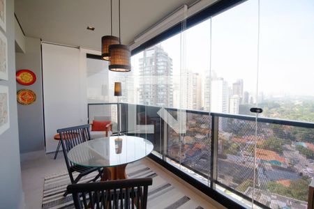 Varanda de apartamento para alugar com 1 quarto, 52m² em Cerqueira César, São Paulo