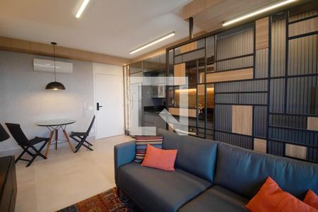 Sala de apartamento para alugar com 1 quarto, 52m² em Cerqueira César, São Paulo