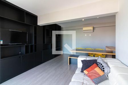 Sala de apartamento para alugar com 1 quarto, 65m² em Brooklin Paulista, São Paulo