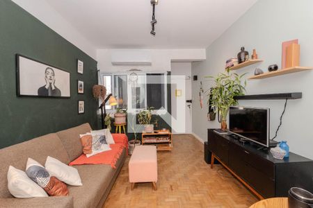 Sala de apartamento à venda com 1 quarto, 50m² em Bela Vista, São Paulo