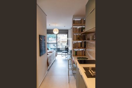 Studio para alugar com 28m², 1 quarto e sem vaga Studio para alugar com 28m², 1 quarto e sem vagaCozinha