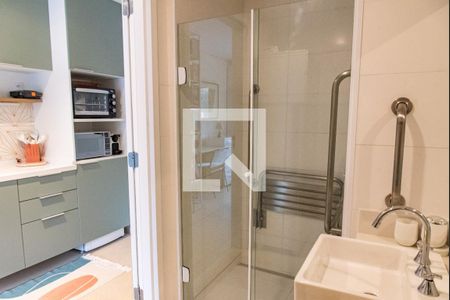 Studio para alugar com 28m², 1 quarto e sem vaga Studio para alugar com 28m², 1 quarto e sem vagaBanheiro