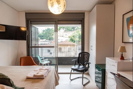 Studio para alugar com 28m², 1 quarto e sem vaga Studio para alugar com 28m², 1 quarto e sem vagaSala/quarto