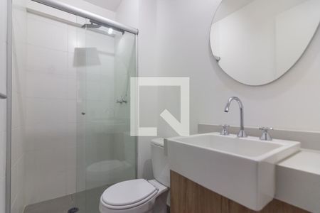 Banheiro de kitnet/studio para alugar com 1 quarto, 40m² em Sumarezinho, São Paulo