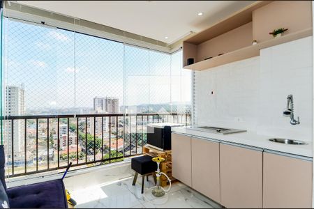 Varanda da Sala de apartamento para alugar com 2 quartos, 47m² em Vila Galvão, Guarulhos