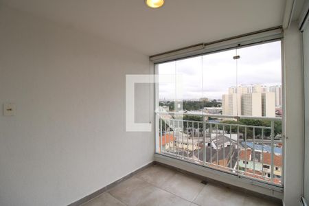 Varanda da sala  de apartamento à venda com 2 quartos, 62m² em Barra Funda, São Paulo