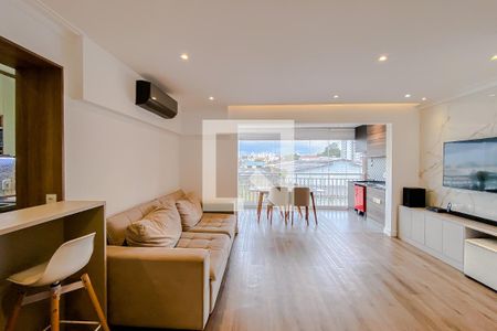 Sala de apartamento à venda com 2 quartos, 78m² em Vila Bertioga, São Paulo