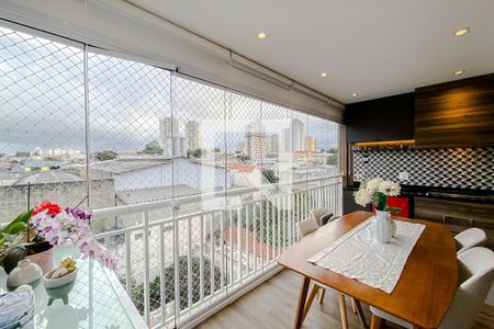 Varanda da Sala de apartamento à venda com 2 quartos, 78m² em Vila Bertioga, São Paulo