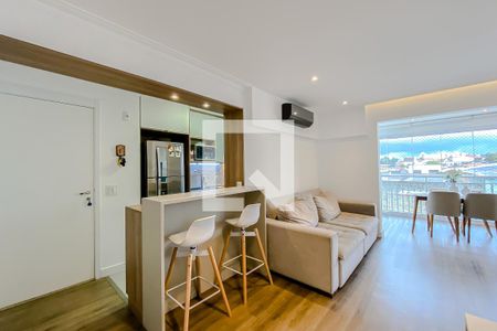 Sala de apartamento à venda com 2 quartos, 78m² em Vila Bertioga, São Paulo