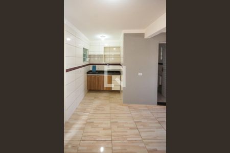 Cozinha de apartamento para alugar com 1 quarto, 25m² em Vila Alzira, São Paulo