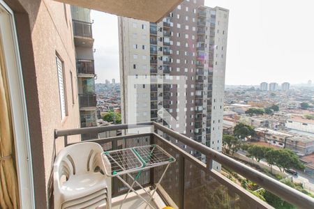 Varanda da Sala   de apartamento para alugar com 2 quartos, 48m² em Parque Edu Chaves, São Paulo