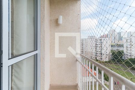 Varanda da Sala de apartamento para alugar com 2 quartos, 45m² em Vila Mogilar, Mogi das Cruzes