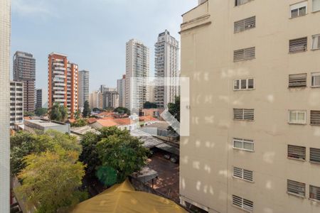 Sala - vista de apartamento para alugar com 3 quartos, 110m² em Pinheiros, São Paulo