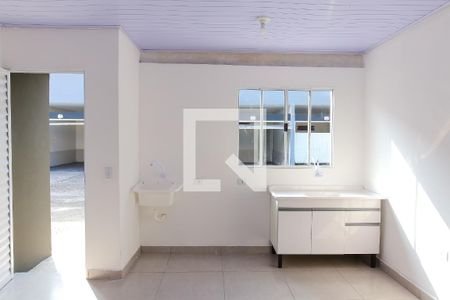 Sala e Cozinha de casa de condomínio para alugar com 1 quarto, 35m² em Utinga, Santo André