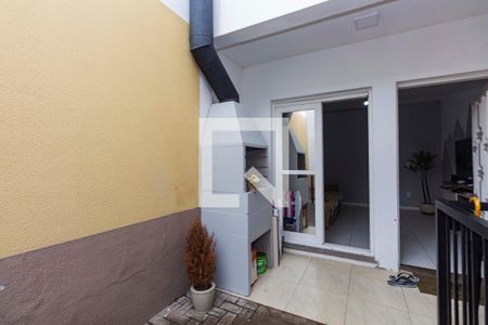 Varanda com churrasqueira  de apartamento à venda com 2 quartos, 79m² em Bairro Fátima, Canoas