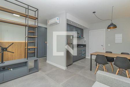 Sala/Cozinha de kitnet/studio para alugar com 1 quarto, 36m² em Marechal Rondon, Canoas