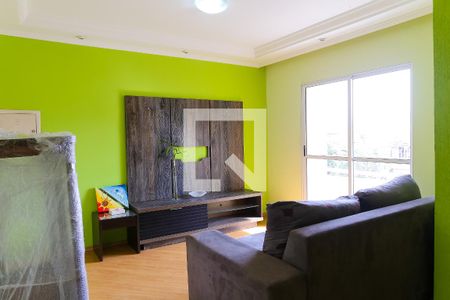 Sala de apartamento à venda com 2 quartos, 59m² em Vila Alto de Santo Andre, Santo André