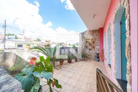 Varanda da Sala de casa à venda com 3 quartos, 315m² em Jardim Stella, Santo André